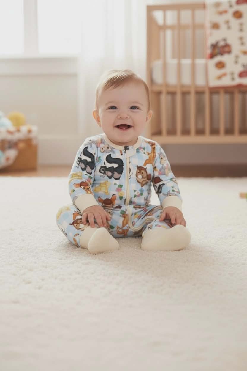 FOREST FRIENDS SLEEP SUIT