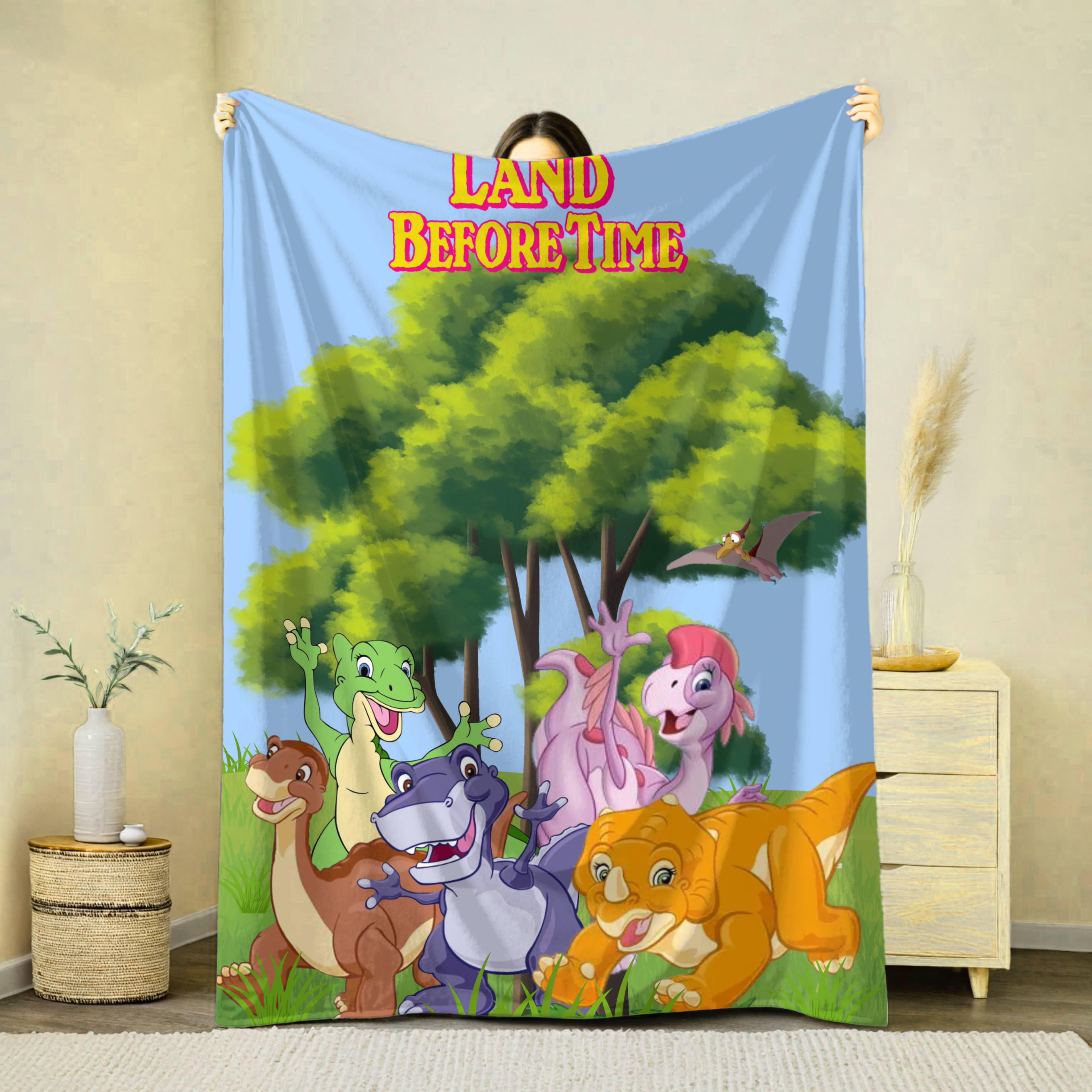 DINO CUDDLE KIDS BLANKET