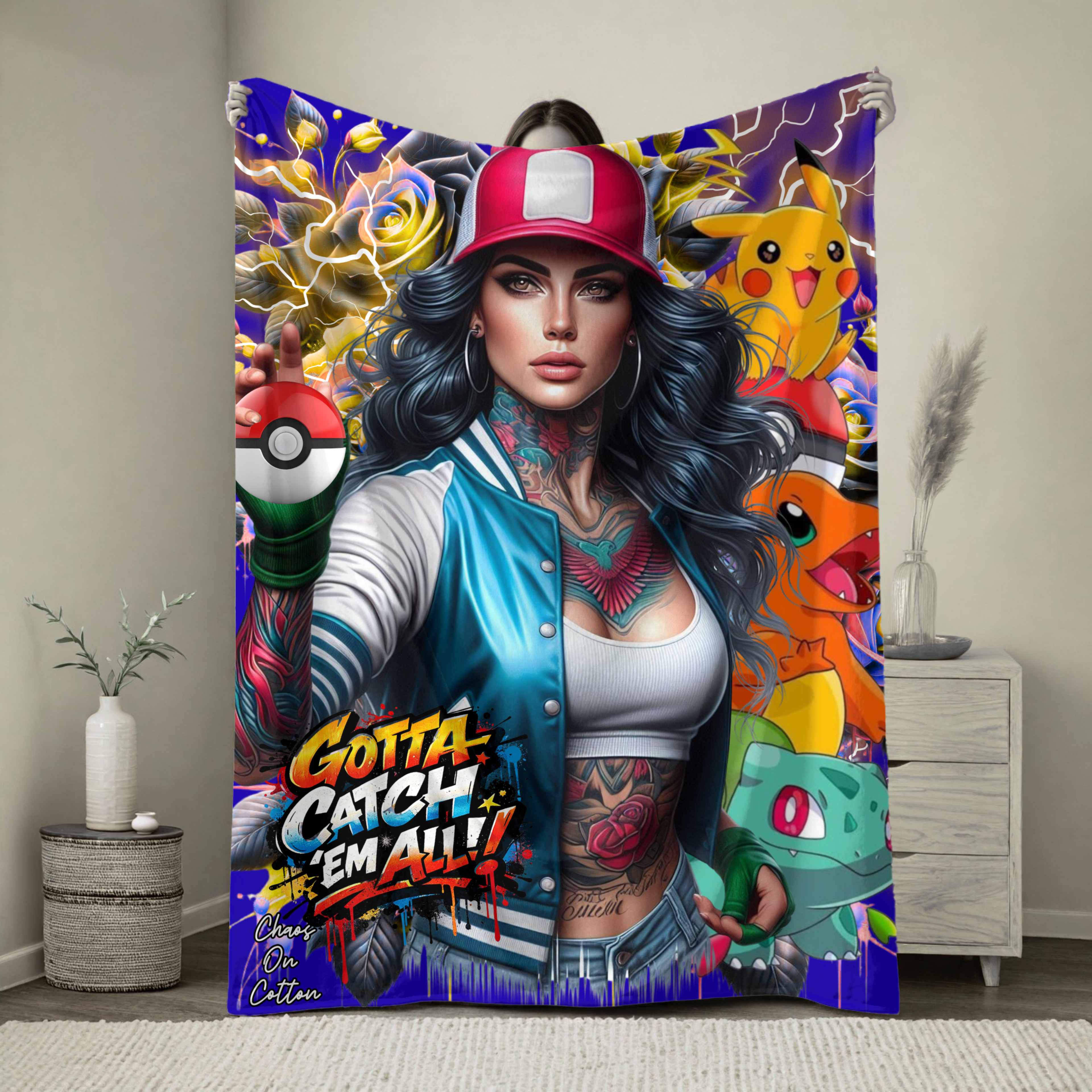GOTTA CATCH EM ALL BLANKET