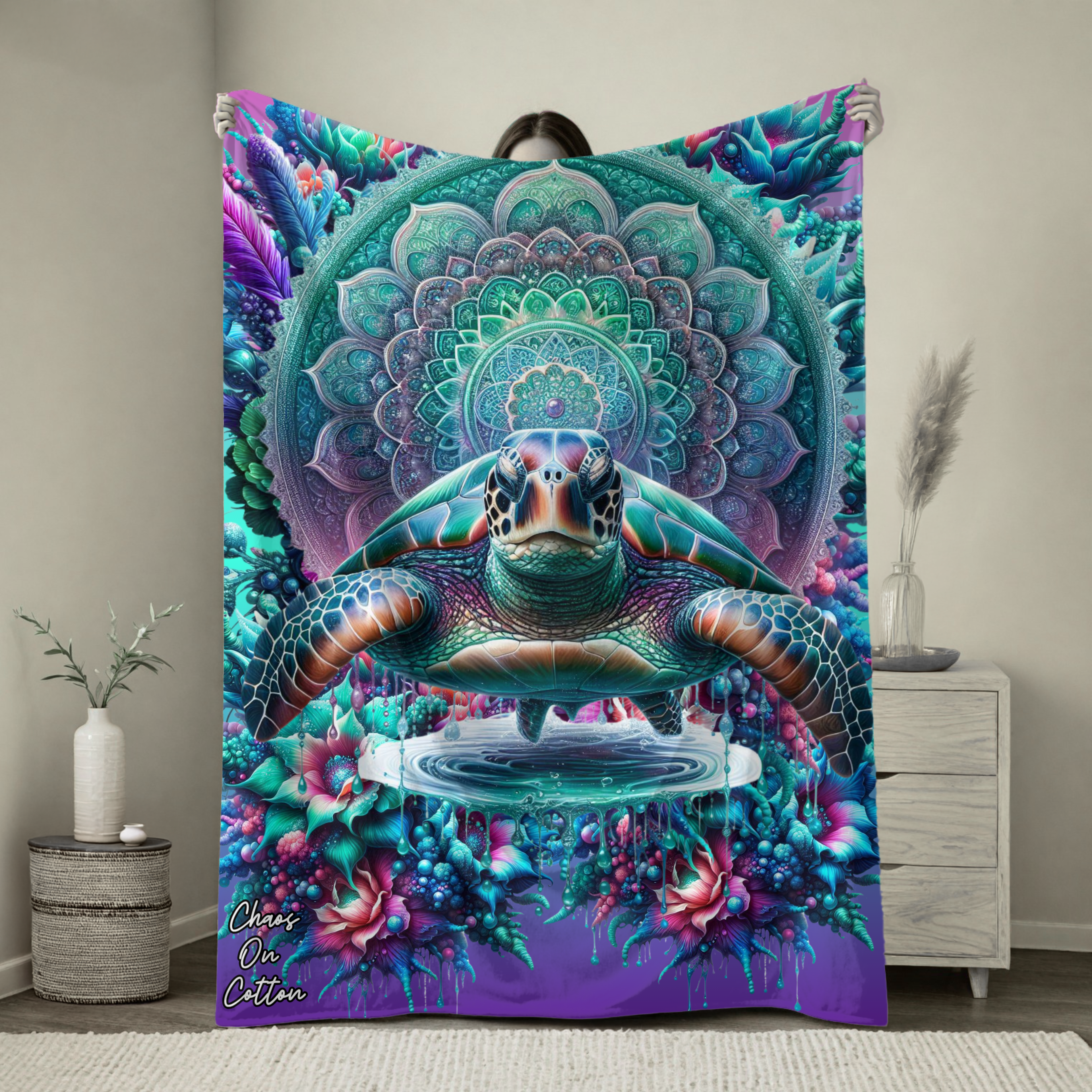 TURTLE ADULT BLANKET